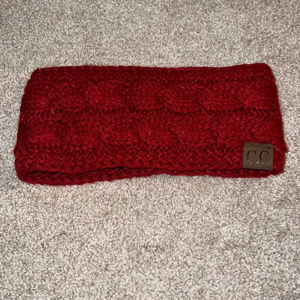 C.C. Red Headband Warm